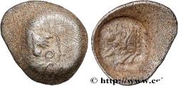 Ancient Coins - CARIA - ANONYMOUS Halicarnasse ? c. 394-387 AC. (7mm, 0,11g, 9h)