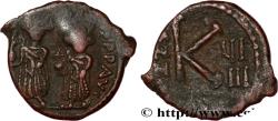 Ancient Coins - JUSTIN II and SOPHIA Thessalonique 573-574 (18mm, 3,55g, 6h)