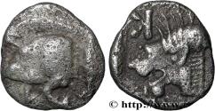 Ancient Coins - MYSIA – KYZIKOS / CYZICUS Cyzique, Mysie c. 450-420 AC. (9mm, 0,75g, 9h)