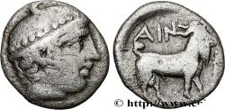 Ancient Coins - THRACE - AINOS Aenos (Ainos) c. 427/426 - 425/424 AC. (11mm, 1,11g, 9h)