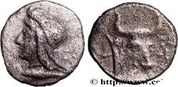 Ancient Coins - MYSIA – KYZIKOS / CYZICUS Cyzique, Mysie c. 450-400 AC. (7,5mm, 0,31g, 9h)