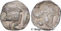 Ancient Coins - MYSIA – KYZIKOS / CYZICUS Cyzique, Mysie c. 480-450 AC. (8,5mm, 0,27g, 12h)