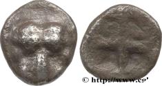 Ancient Coins - TAURIC CHERSONESE - PANTICAPEUM Panticapée, Chersonèse Taurique c. 470-460 AC. (8,5mm, 0,60g, h)