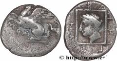 Ancient Coins - THRACE - ABDERA Abdère, Thrace c. 375/373 - 365/360 AC. (16mm, 2,64g, 9h)