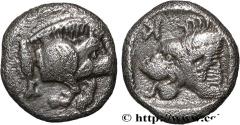 Ancient Coins - MYSIA – KYZIKOS / CYZICUS Cyzique, Mysie c. 480-450 AC. (6,5mm, 0,31g, 6h)