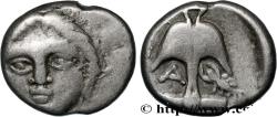 Ancient Coins - THRACE - APOLLONIA PONTICA Apollonia Pontica, Thrace c. 410/404 -  341/323 AC. (9,5mm, 1,29g, 6h)