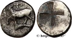Ancient Coins - THRACE - BYZANTION Thrace, Byzance c. 416-357 AC (13,5mm, 2,42g, -h)