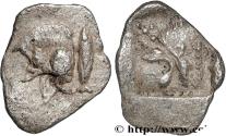 Ancient Coins - MYSIA – KYZIKOS / CYZICUS Cyzique, Mysie c. 480-450 AC. (7,5mm, 0,15g, 6h)
