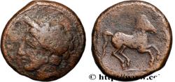 Ancient Coins - ZEUGITANA - CARTHAGE Carthage ou atelier syracusain c. 400-350 AC. (18mm, 5,01g, 9h)