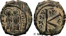 Ancient Coins - JUSTIN II and SOPHIA Thessalonique 568-569 (21,5mm, 5,96g, 6h)