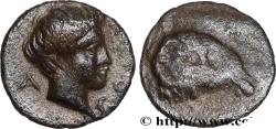 Ancient Coins - CARIA - ANONYMOUS Halicarnasse, Carie c. 395-377 AC. (7,5mm, 0,36g, 6h)