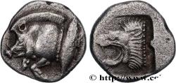 Ancient Coins - MYSIA – KYZIKOS / CYZICUS Cyzique, Mysie c. 450-420 AC. (10mm, 1,19g, 11h)