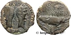 Ancient Coins - AUGUSTUS and AGRIPPA Nîmes, Gaule c. 10 AC. - 10 AD. (25,5mm, 9,66g, 5h)