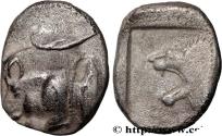 Ancient Coins - MYSIA – KYZIKOS / CYZICUS Cyzique, Mysie c. 480-450 AC. (11,5mm, 1,19g, 6h)