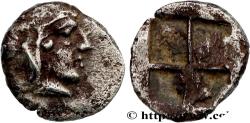 Ancient Coins - IONIA - KOLOPHON Colophon, Ionie c. 450-410 AC. (7,5mm, 0,31g, h)