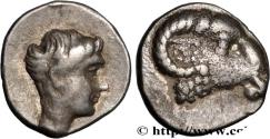 Ancient Coins - CARIA - ANONYMOUS Halicarnasse, Carie c. 395-377 AC. (7,5mm, 0,39g, 3h)