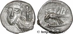 Ancient Coins - THRACE - ISTROS Istros, Thrace c. 400-350 AC. (11,5mm, 1,09g, 11h)