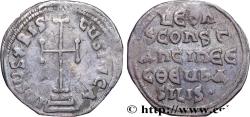 Ancient Coins - LEO III and CONSTANTINE V Constantinople c. 720-741 (20,5mm, 1,86g, 12h)