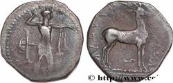 Ancient Coins - BRUTTIUM - KAULONIA Bruttium, Caulonia c. 400 - 389/388 AC. (22mm, 7,64g, 5h)