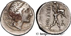 Ancient Coins - HERENNIA Rome 108-107 AC. (19mm, 3,95g, 3h)