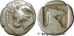 Ancient Coins - THESSALY - LARISSA Larissa, Thessalie c. 475-450 AC. (10mm, 0,85g, 1h)