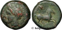 Ancient Coins - ZEUGITANA - CARTHAGE Carthage ou atelier syracusain c. 400-350 AC. (16mm, 6,00g, 9h)