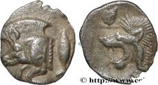 Ancient Coins - MYSIA – KYZIKOS / CYZICUS Cyzique, Mysie c. 480-450 AC. (9,5mm, 0,37g, 6h)