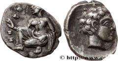 Ancient Coins - CILICIA - TARSUS - TIRIBAZOS SATRAP Tarse, Cilicie c. 388-380 AC (9,5mm, 0,49g, 9h)