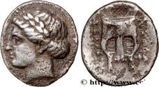 Ancient Coins - IONIA - KOLOPHON Colophon c. 375-350 AC. (11,5mm, 1,00g, 12h)
