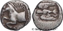 Ancient Coins - THRACE - THRACIAN KINGDOM - SPARADOKOS Thrace, Olynthe (?) c. 445-435 AC. (11,5mm, 1,29g, 9h)