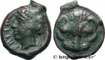 Ancient Coins - BRUTTIUM - REGGIO Rhégium, Bruttium c. 415/410 - 387 AC. (12mm, 1,51g, 12h)