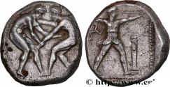 Ancient Coins - PAMPHYLIA - ASPENDOS Pamphylie, Aspendos c. 420-370 AC. (22,5mm, 10,71g, 3h)