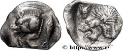 Ancient Coins - MYSIA – KYZIKOS / CYZICUS Cyzique, Mysie c. 480-450 AC. (8mm, 0,30g, 6h)