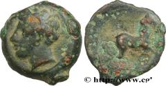 Ancient Coins - ZEUGITANA - CARTHAGE Carthage ou atelier syracusain c. 400-350 AC. (17mm, 3,87g, 12h)