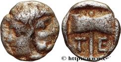 Ancient Coins - TROAS - TENEDOS Ténédos, Troade c. 480-450 AC. (8,5mm, 0,52g, 12h)