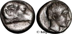Ancient Coins - CARIA - ANONYMOUS Halicarnasse, Carie c. 395-377 AC. (6mm, 0,42g, 4h)
