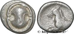 Ancient Coins - BEOTIA - TANAGRA Tanagra, Béotie c. 387-375 AC. (9,5mm, 0,84g, 5h)