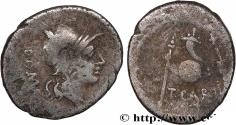 Ancient Coins - CARISIA Rome 46 AC. (19,5mm, 3,66g, 5h)
