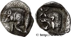 Ancient Coins - MYSIA – KYZIKOS / CYZICUS Cyzique, Mysie c. 480-450 AC. (9,5mm, 0,39g, 3h)