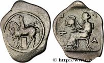 Ancient Coins - THESSALY - PHERRABIA Perrhaboi, Thessalie c. 450-430 AC. (17,5mm, 1,27g, 12h)