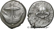 Ancient Coins - THRACE - APOLLONIA PONTICA Apollonia c. 400 AC. (14mm, 3,29g, 5h)