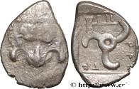 Ancient Coins - LYCIA - SATRAPS OF LYCIA - MITHRAPATA Antiphellos, Lycie c. 380 AC. (15mm, 1,49g, 12h)