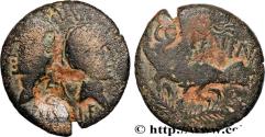Ancient Coins - NEMAUSUS - NIMES - AUGUSTUS and AGRIPPA Nîmes c. 16/15 - 10 AC. (26mm, 9,26g, 7h)