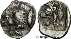 Ancient Coins - MYSIA – KYZIKOS / CYZICUS Cyzique, Mysie c. 480-450 AC. (9mm, 0,42g, 5h)