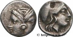 Ancient Coins - MYSIA – LAMPSAKOS / LAMPSACUS Lampsaque, Mysie c. 390-330 AC. (11,5mm, 1,10g, 6h)