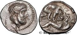Ancient Coins - PAEONIA - PAEONIAN KINGDOM - LYKKEIOS  c. 350 AC. (25mm, 12,71g, 3h)