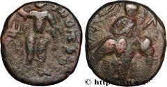 Ancient Coins - KUSHAN EMPIRE - HUVISHKA Taxila c. 160-195 (23mm, 9,24g, 12h)