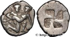 Ancient Coins - THRACE - THRACIAN ISLANDS - THASOS Thasos, Thrace c. 435-411 AC. (16,5mm, 3,65g, -h)