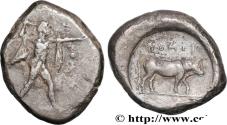 Ancient Coins - LUCANIA - POSEIDONIA Poseidonia c. 445-420 AC. (21mm, 7,67g, 9h)