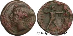 Ancient Coins - BRUTTIUM - BRETTIAN LEAGUE Locres ou Crotone, Bruttium 214-211 AC. (17,5mm, 3,20g, 5h)
